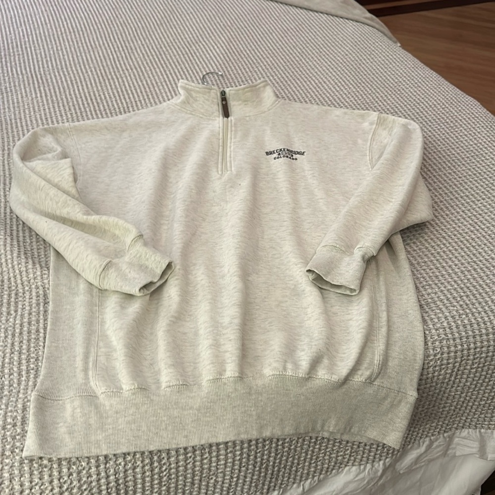 Mens Sweatshirt new never worn XL off white